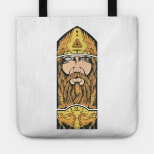 Odin and wolves Tote