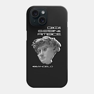 Michelangelo quotes Phone Case