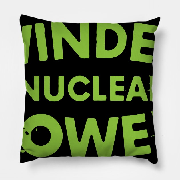 Winden Nuclear Power Plant Pillow by MindsparkCreative