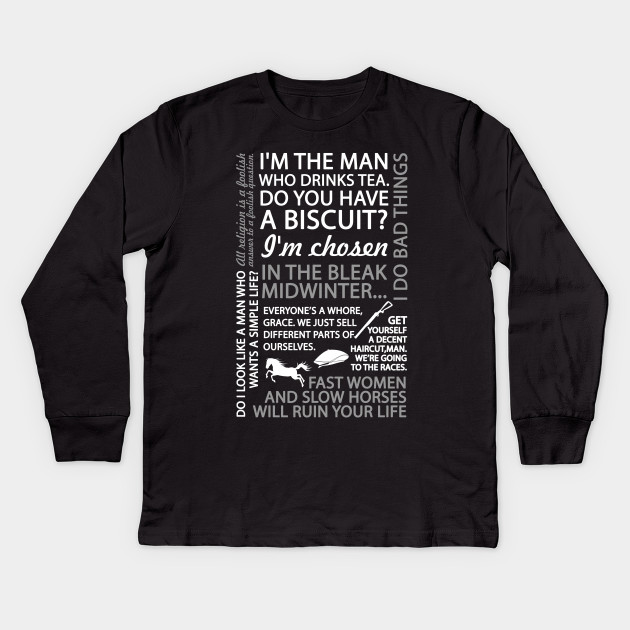 Peaky Blinders Quotes Peaky Blinders Kids Long Sleeve T Shirt