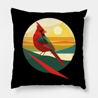 Cardinal Bird Inspired Wardrobe Pillow