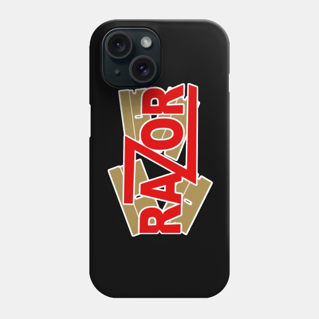 razor bad guy Phone Case by jasonwulf