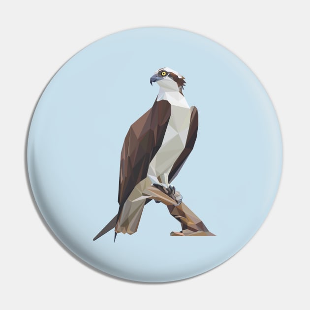 Osprey Pin by StephenWillisArt