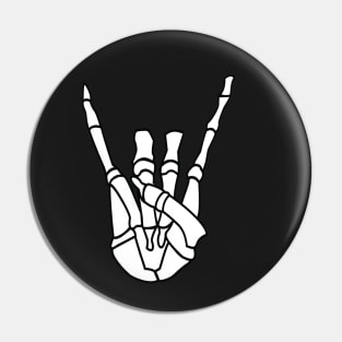 Skeleton Rock Pin