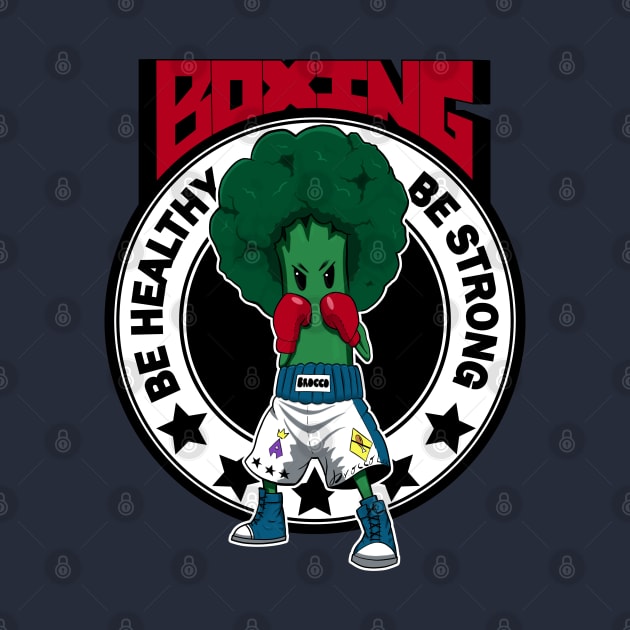 Boxer broccoli - Brocco Lee the champion of healthy food by Amgrize