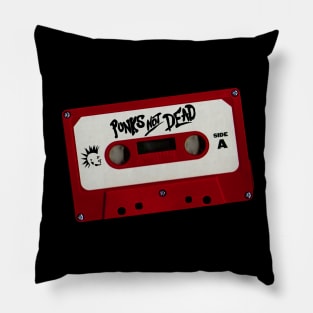 Retro Cassette of Punks Pillow