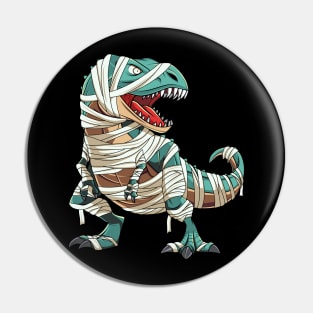 Spooky Mummy Dinosaur Halloween Costume for Kids Boys Pin