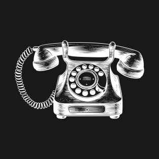 Retro Rotary Dial Phone T-Shirt