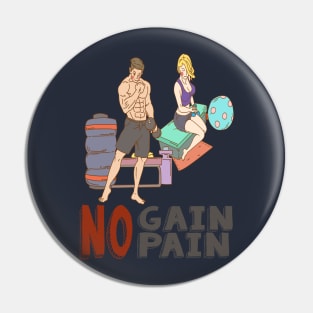 fitness gym no gain no pain Pin