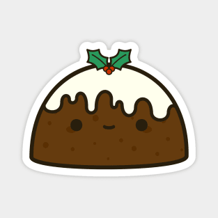 Cute Christmas pudding Magnet