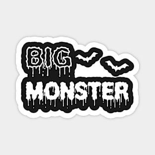 Big Monster, Spooky halloween Party Magnet