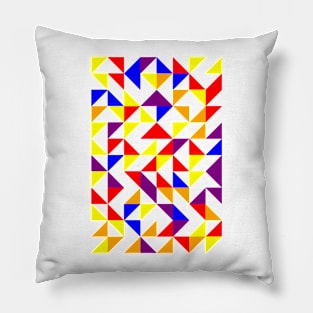 Amazing Geometric Colourful Triangle Pattern #6 Pillow