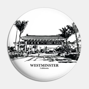 Westminster - California Pin
