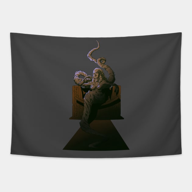 nyarlathotep (lovecraft monster) Tapestry by Kotolevskiy