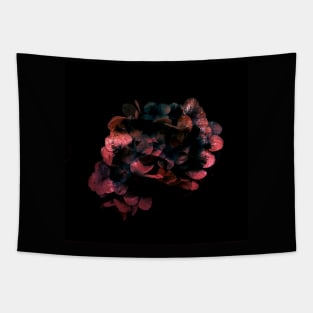 Dark floral #4 Tapestry