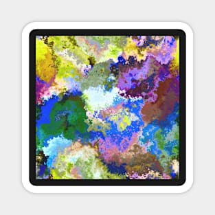 Altered Universe Abstract Watercolour Splashes Magnet