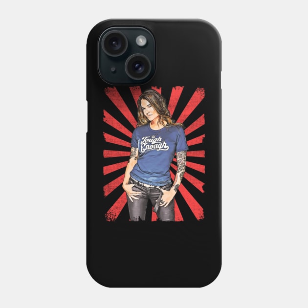 Lita Wrestling Vintage Fan Art Phone Case by Sakonipopart