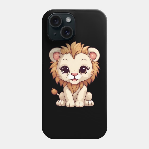 Kawaii Lion Phone Case by animegirlnft