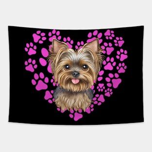 THE DOG LOVE Tapestry