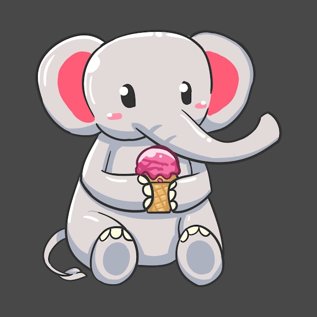 Elephant Ice cream by Candy Store