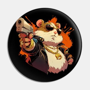 hamster gangster Pin