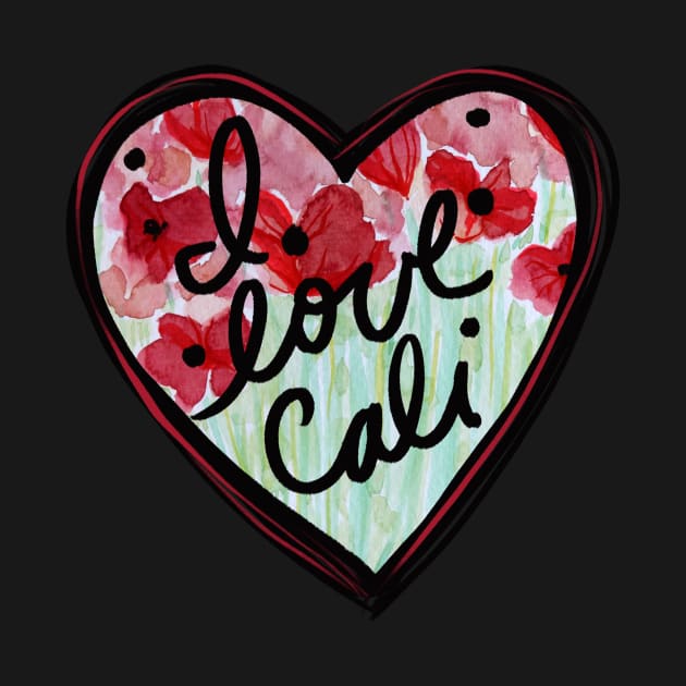 I Love Cali by bubbsnugg