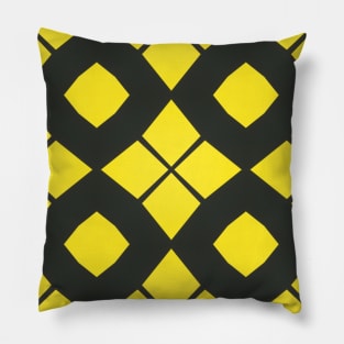 Black and Yellow Honey Bee Colors Pattern 1 Pillow