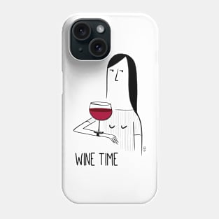 It's wine time! Phone Case