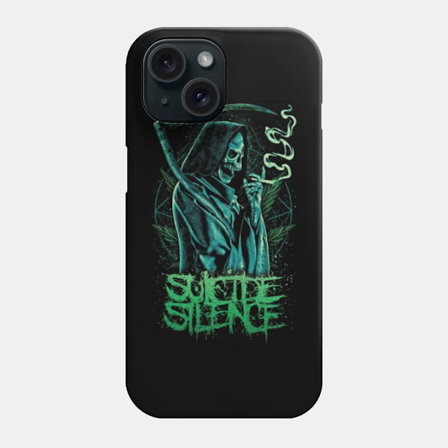 Suicide Silence Skull Phone Case by mgpeterson590