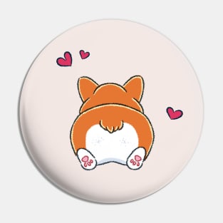 Corgi Butt Pin