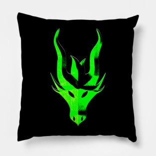 Green Dragon Pillow