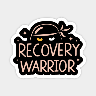 Minimal Addiction Recovery Warrior Magnet