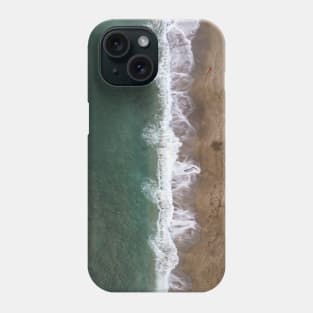 Beautiful Sea Waves Aerial View Phone Case