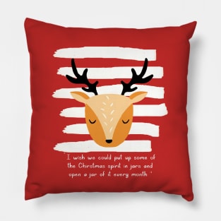 Christmas deer Pillow