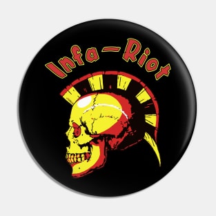 Vintage Infa Riot Poster Pin