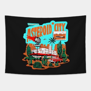 Copy of Vintage Alien asteroid city Cool Space Tapestry