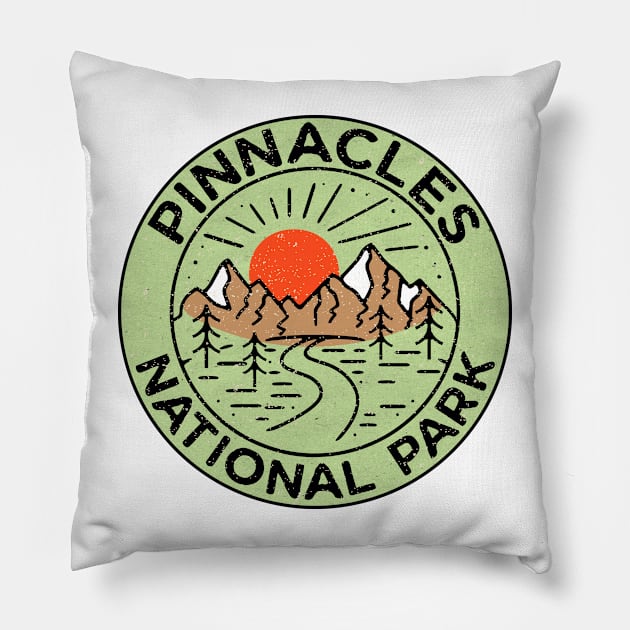 Pinnacles National Park California Mountains Laptop Pillow by TravelTime