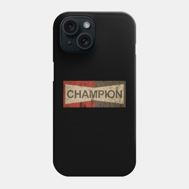 Vintage Champion Racing Logo Phone Case by w3stuostw50th