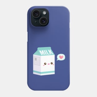 Cute Milk Carton, I Love Milk Phone Case