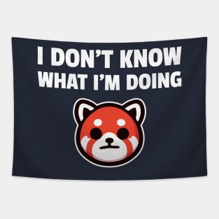 Red panda - I don't know what I'm doing Tapestry