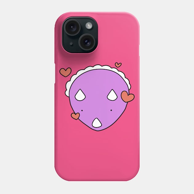 Love Triceratops Face Phone Case by saradaboru