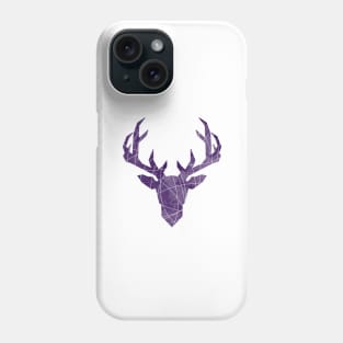 Stars and Space Deer in Purple Phone Case