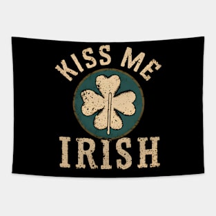 Kiss Me I'm  Irish Tapestry