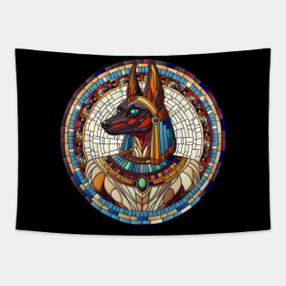 Egyptian Anubis -Mosaic Art Tapestry