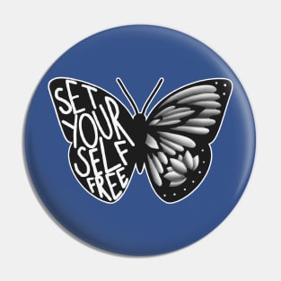 set yourself free butterfly 3 Pin