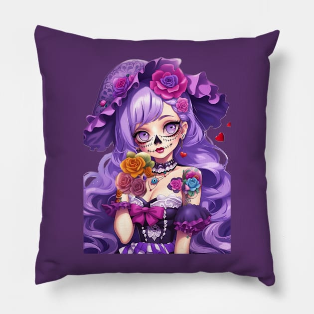 La Catrina Pillow by Absinthe Society 