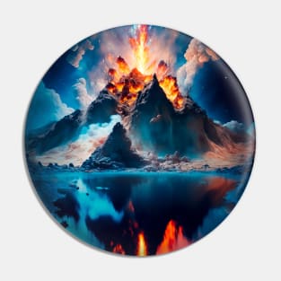 Cosmic Eruption Pin