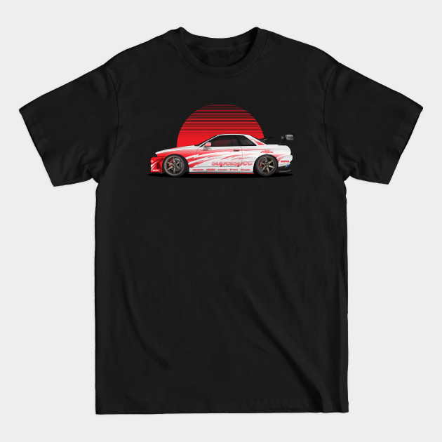 Discover SUPER SPEC Nissan R32 Skyline GTR - Jdm Car - T-Shirt