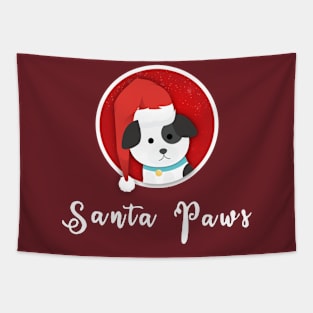 Santa paws Tapestry