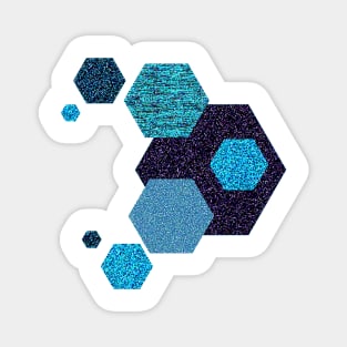 Hexagon Geometric Pattern Magnet